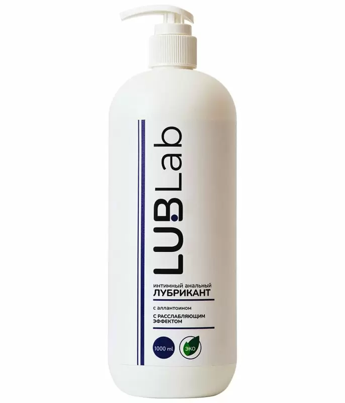 Расслабляющий анальный лубрикант LUBLab, с аллантоином, 1000 мл