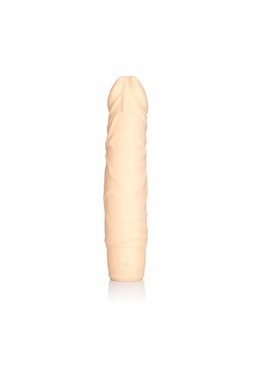 Реалистичный вибратор Calexotics Silicone Stud Woody Vibe in Ivory - телесный