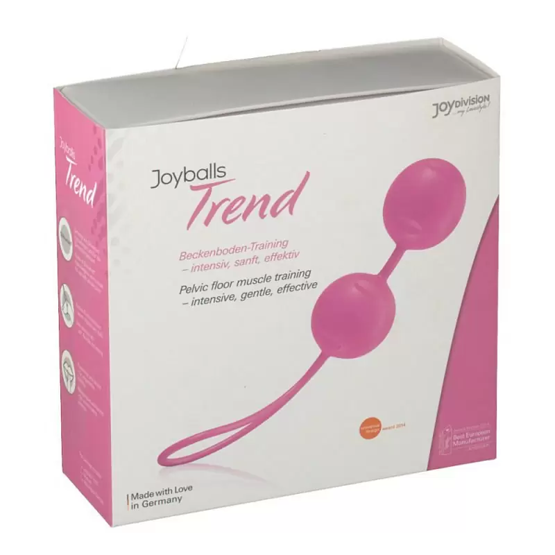 Вагинальные шарики Joyballs Trend со смещенным центром тяжести – светло-розовый
