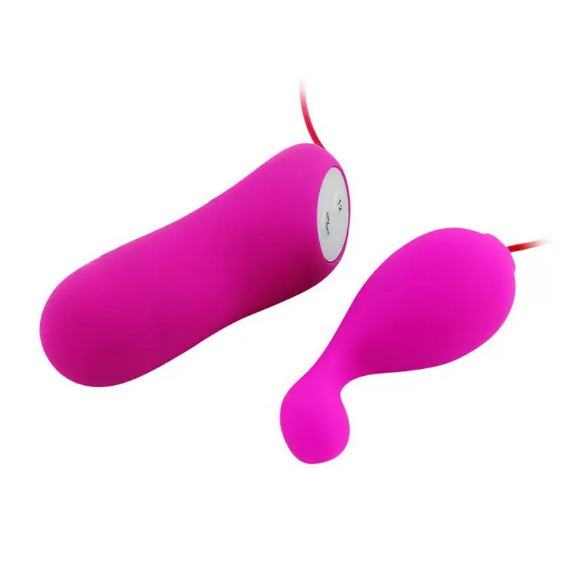 Виброяйцо Mini Love Egg на проводном управлении – розовый 