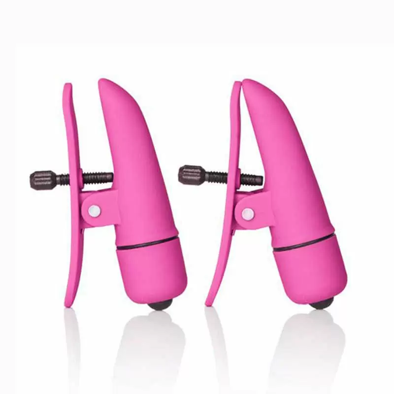 Виброзажимы на соски Calexotics Nipple Play Nipplettes - розовые