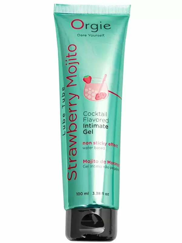 Интимный гель Orgie Lube Tube на водной основе, со вкусом клубничного мохито,100 мл