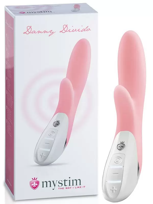 Вибромассажер Danny Divido со стимуляцией клитора – розовый