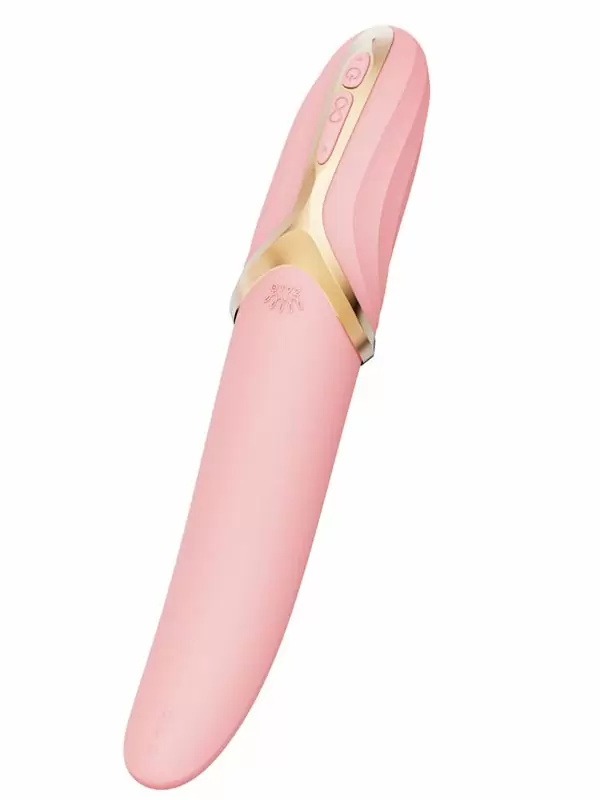 Элегантный вибратор Zalo EVE, 22 см, 6 режимов, с имитацией оральных ласк, функцией нагрева, розовый