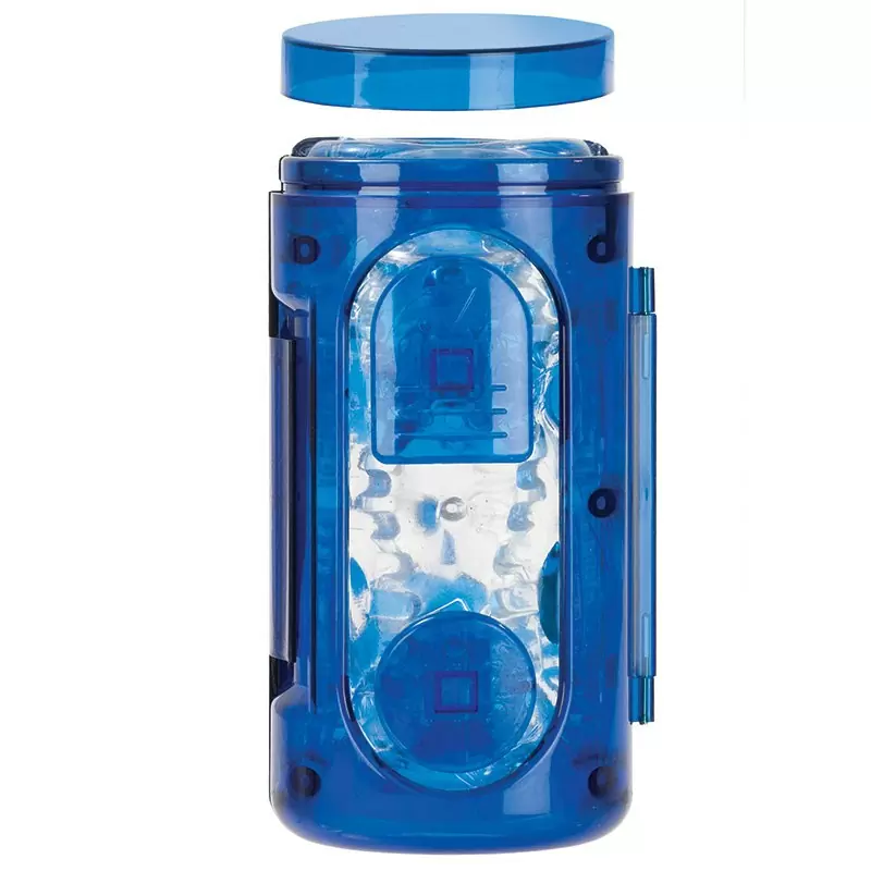 Супер-мастурбатор Travel Jackmaster – голубой