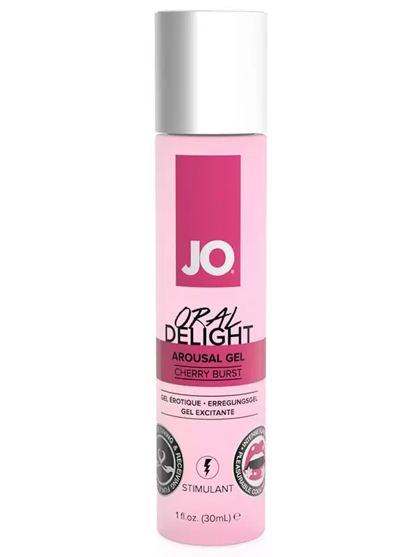 Лубрикант для оральных ласк JO Oral Delight Cherry Burst вишневый – 30 мл