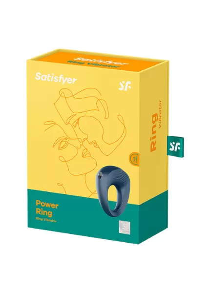 Эрекционное виброкольцо Satisfyer Vibro Ring - синий