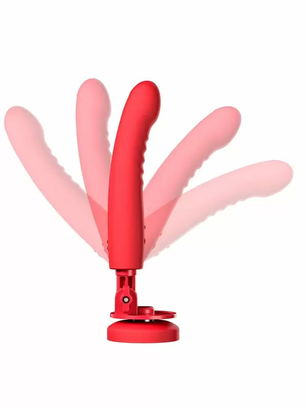 Интерактивный вибратор Lovense Mission 2, управление через приложение, 20 см, красный