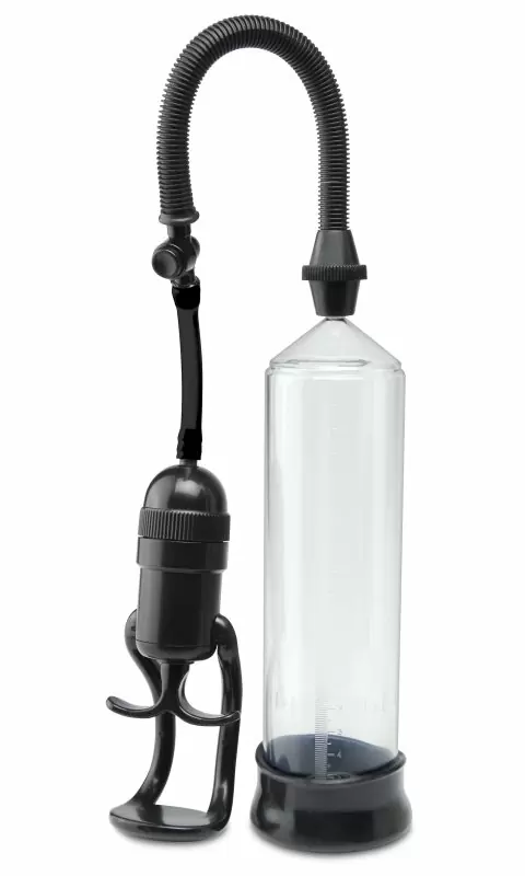 Вакуумная помпа-насос с удобной ручкой Pipedream Pump Worx Rock Hard Power Pump – чёрный