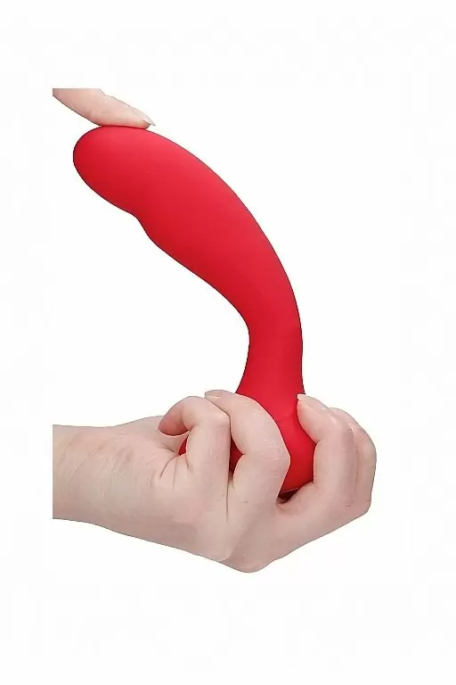 Вибромассажер для точки G или простаты Finesse (красный)