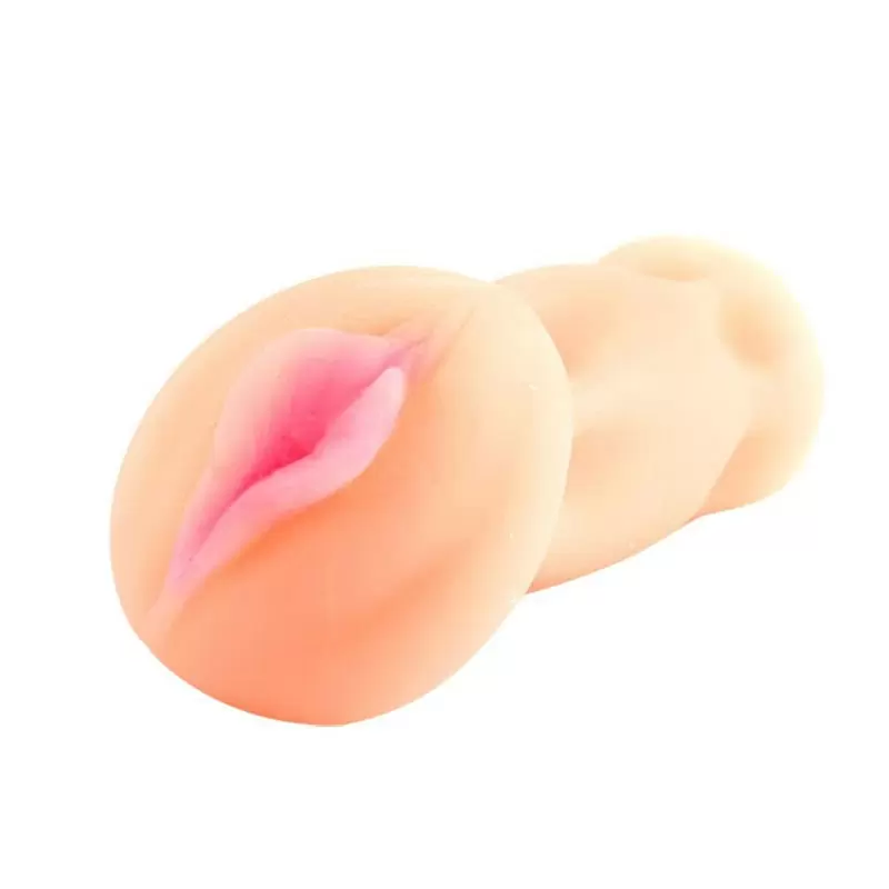 Мастурбатор вагина Baile Baby с вибропулей и пультом управления – телесный