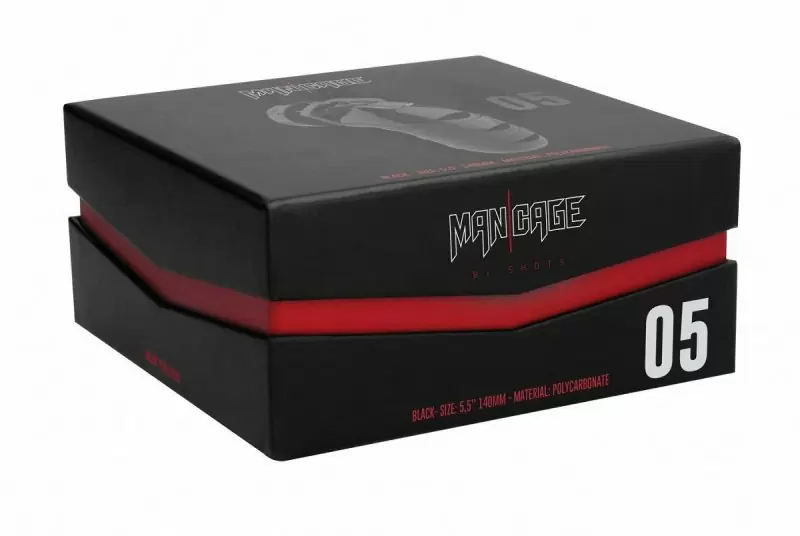 Насадка на пенис из пластика #05 Chastity 5.5 InchCock Cage Black