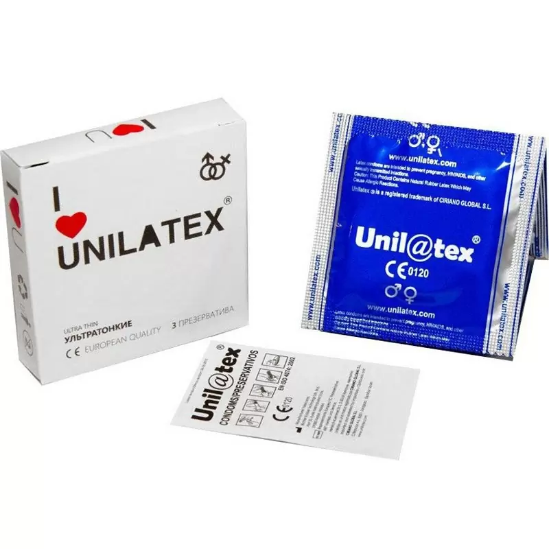 Ультратонкие презервативы Unilatex Ultrathin - 12 шт.