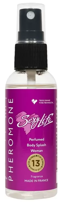 Парфюмированный спрей для тела с феромонами Sexy Life №13