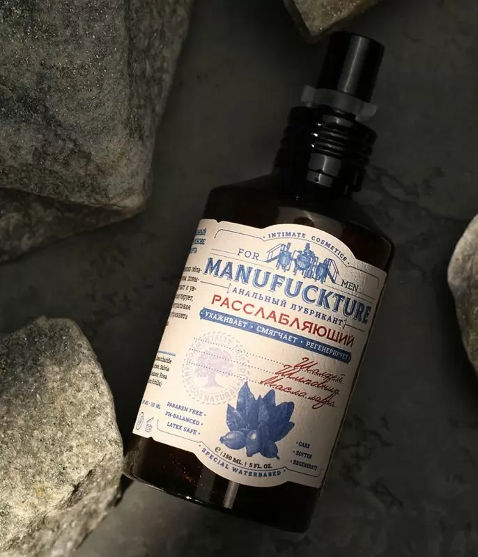 Расслабляющий анальный интимный гель MANUFUCKTURE, с лавром, 150 мл