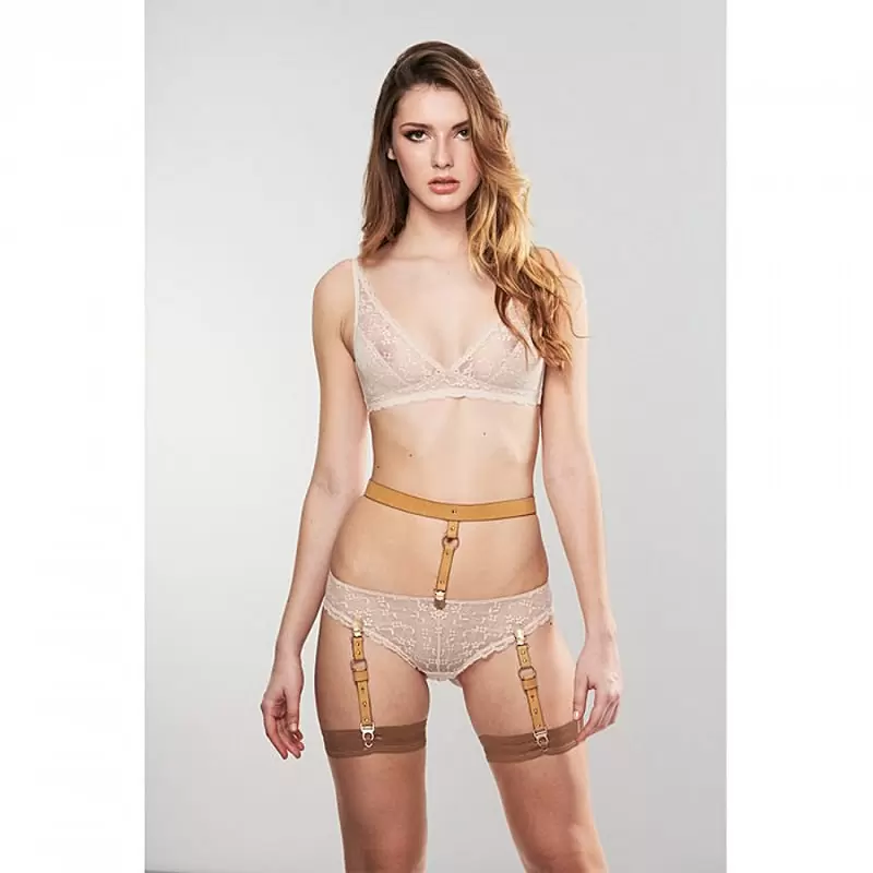 Подтяжки для нижнего белья и чулок Maze – коричневый