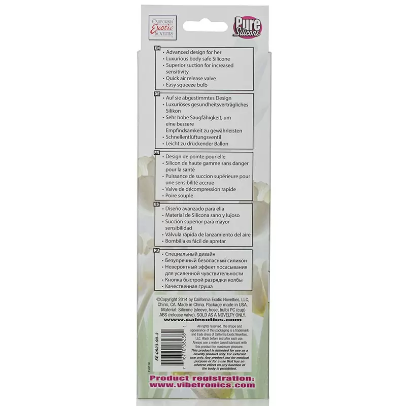 Мини помпа Mini Silicone Clitoral Pump – розовая