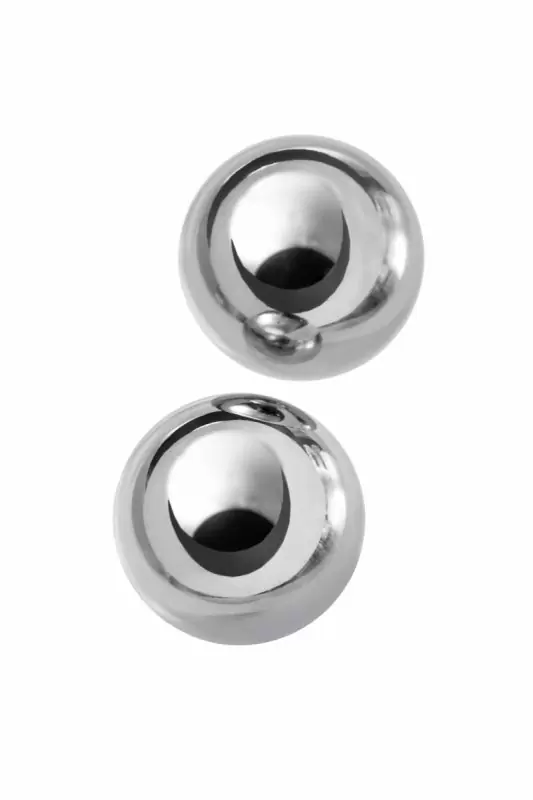 Металлические вагинальные шарики TOYFA диаметром 2 см - серебристый