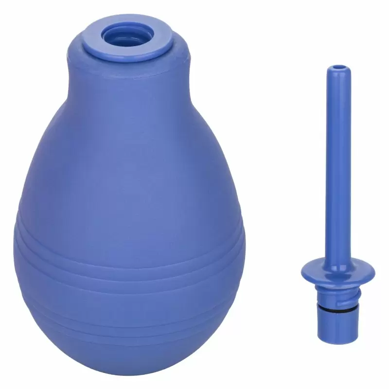 Анальный душ Cheeky One-Way Flow Douche, 20,5 см, ПВХ, синий