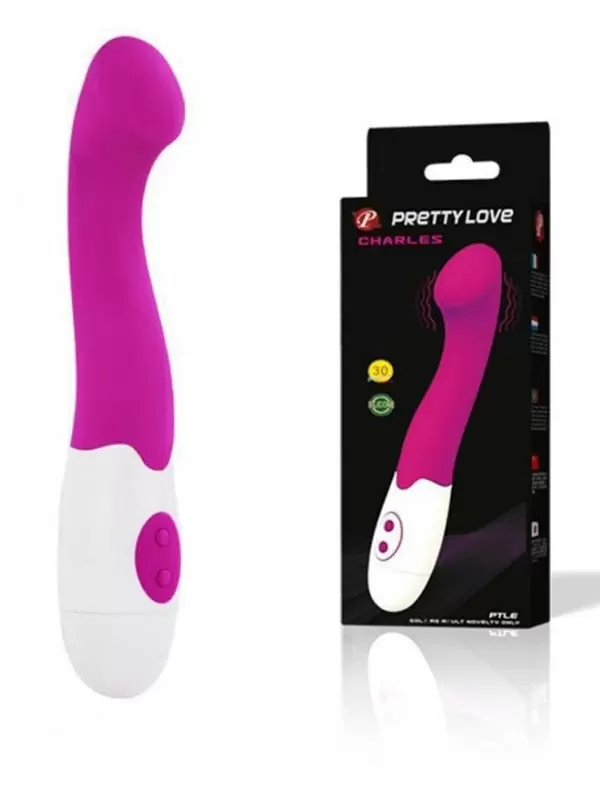 Вибратор Sharles для стимуляции точки G – розовый