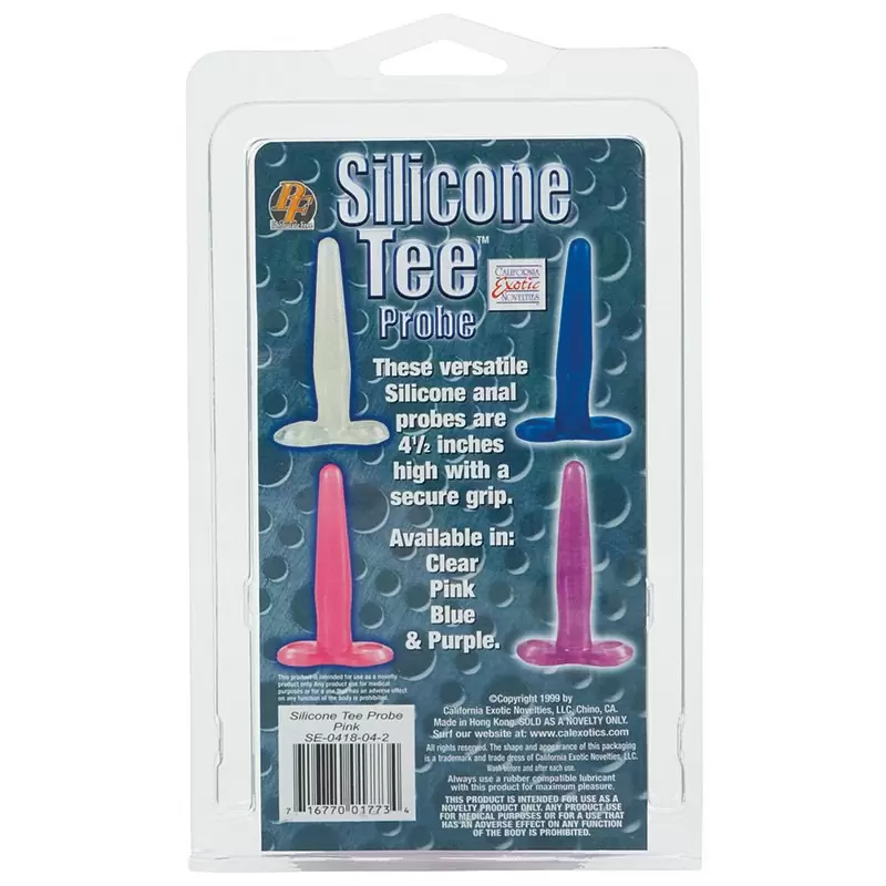 Анальная пробка Tee Probes – розовый