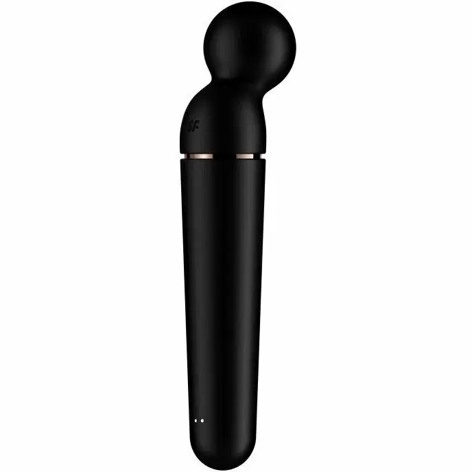 Элегантный вибратор Satisfyer Planet Wand-er, 22 см, силикон, черный
