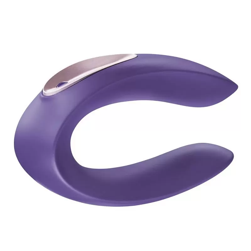 Мощный водонепроницаемый вибратор для пар Partner Plus – фиолетовый 