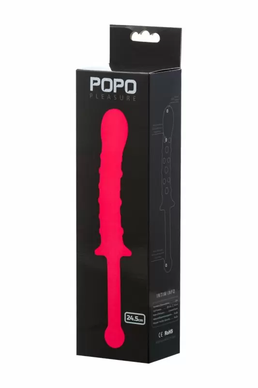 Фаллоимитатор двухсторонний TOYFA POPO Pleasure – розовый