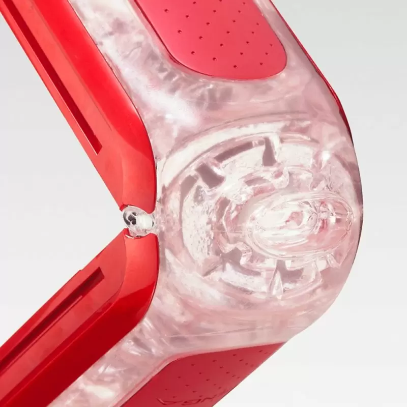 Элегантный мастурбатор с подогревом Tenga Flip Zero Red. 2 режима нагрева, 16 см, АБС/силикон