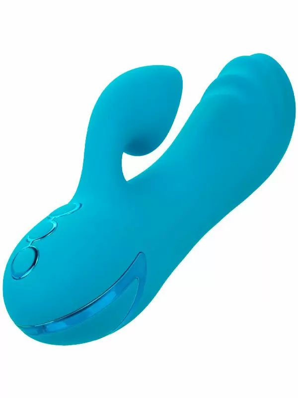 Компактный вибратор-кролик California Exotic Novelties Sunset Beach Seducer, с функцией всасывания, 10 режимов, силикон