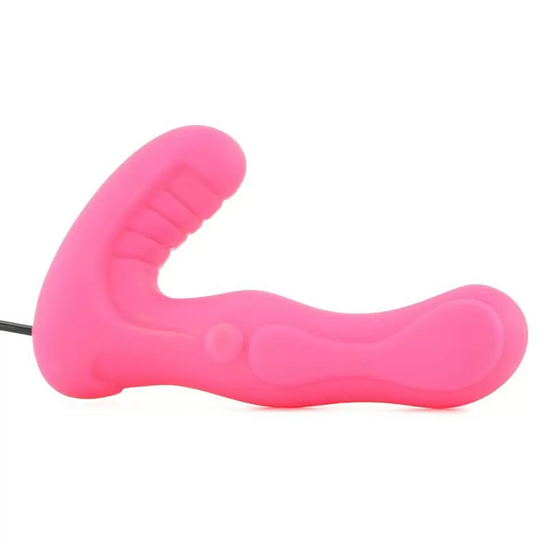 Вибромассажер Power Play Dual Pleaser для двойной стимуляции – розовый