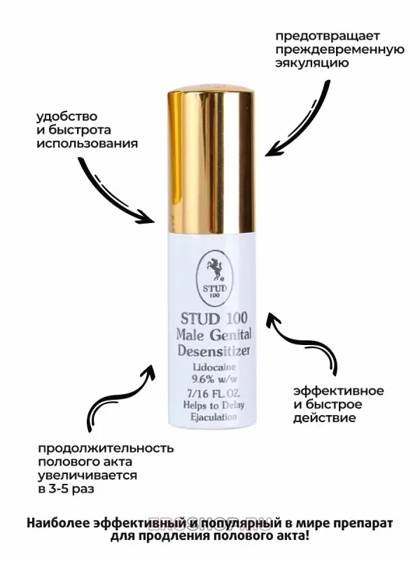 Спрей-пролонгатор Stud100, 12г.