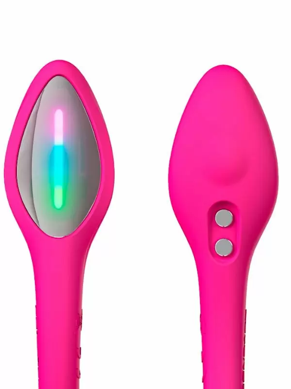 Интерактивное виброяйцо Lovense Lush Mini, управление со смартфона, с LED-подсветкой, силикон