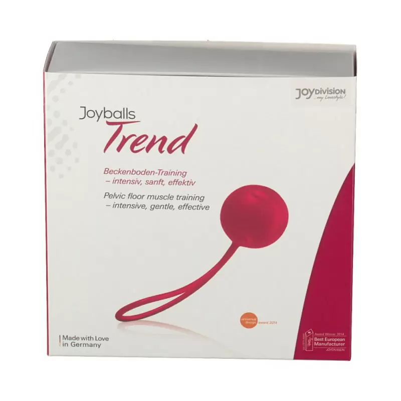 Вагинальный шарик Joyballs Trend со смещенным центром тяжести – красный