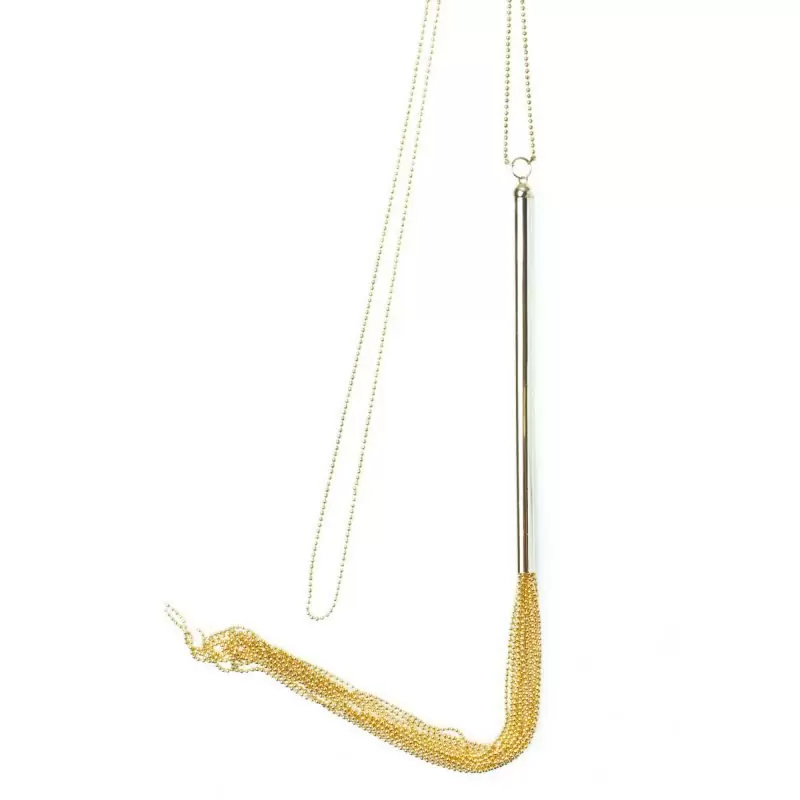 Украшение-подвеска Magnifique в виде плетки – золотистый