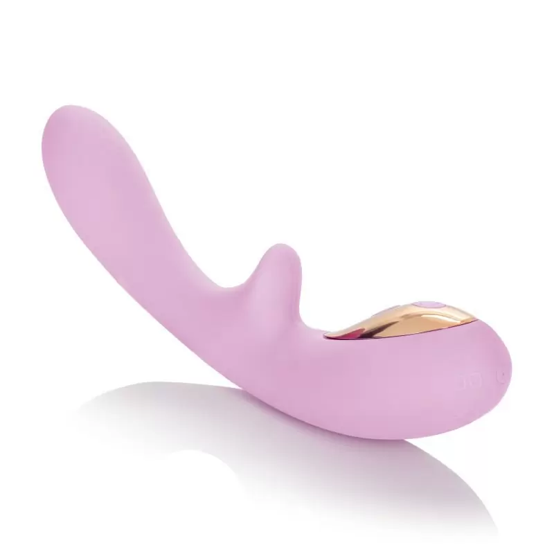 Вибромассажер со стимуляцией клитора перезаряжаемый Entice Emilia – розовый