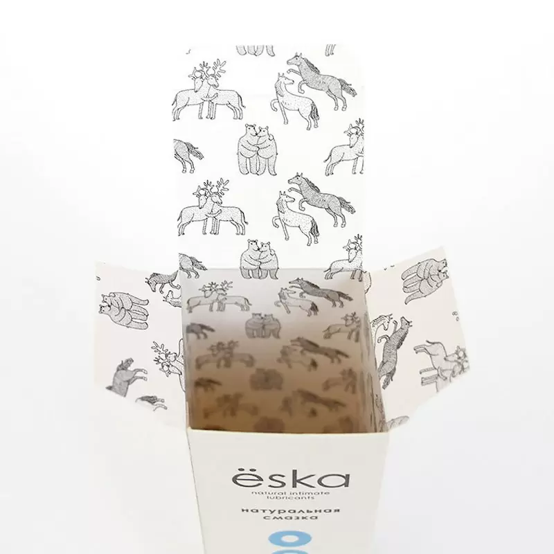Натуральная смазка Ёska на водной основе с органическими экстрактами льна и ромашки – 75 мл
