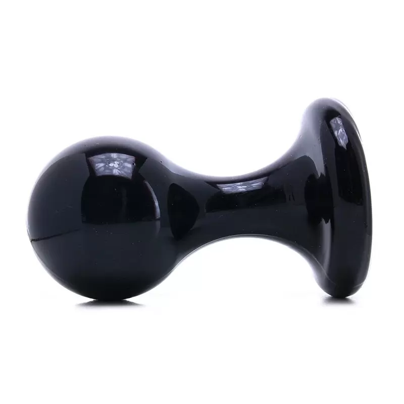 Анальная пробка Luna Balls средняя – черная	