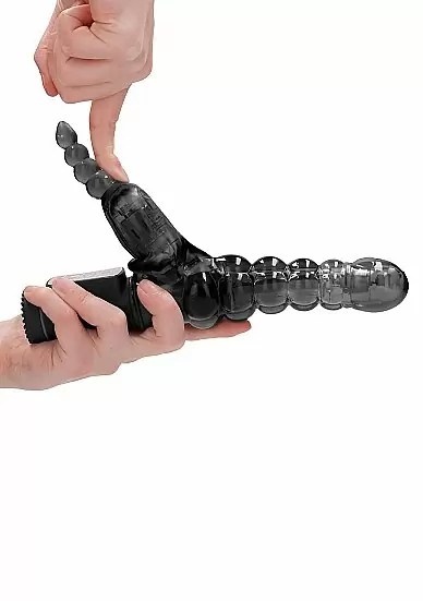 Вибратор кролик Rotating Bubbles - Black