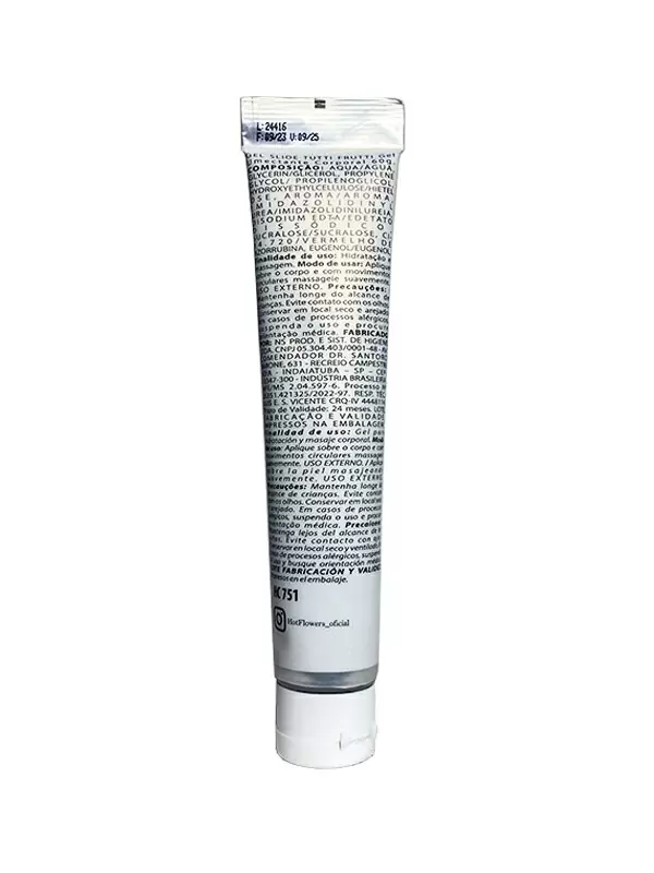 Оральный лубрикант Hot Flowers Slide, тутти-фрутти, 60 мл