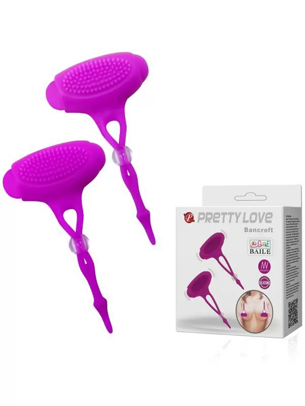 Вибростимуляторы для сосков Bancroft – розовый 