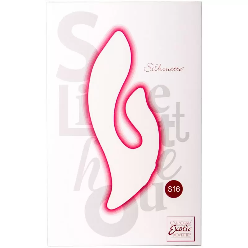 Вибромассажер со стимулятором клитора Silhouette S16 перезаряжаемый – красный