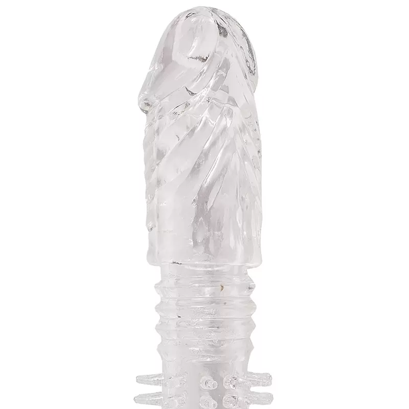 Насадка Silicon Sleeve с усиками у основания – прозрачная