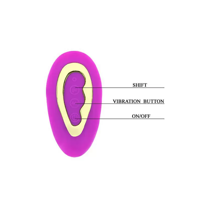 Перезаряжаемый вибромассажер для двоих Indulgence с режимом пространственного управления – розовый