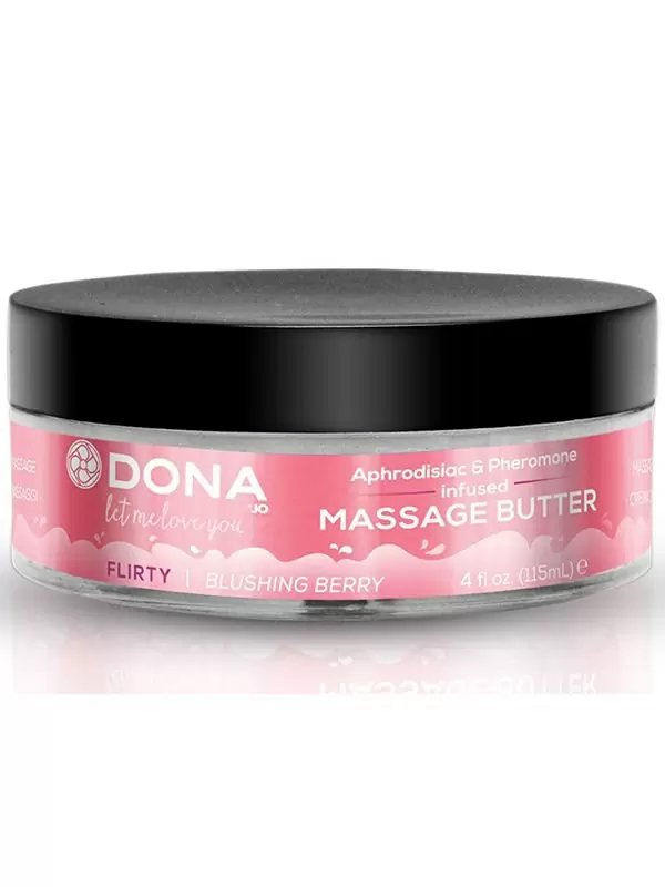 Увлажняющий крем-масло Dona Let Me Love You Flirty с феромонами – ягодный, 115 мл