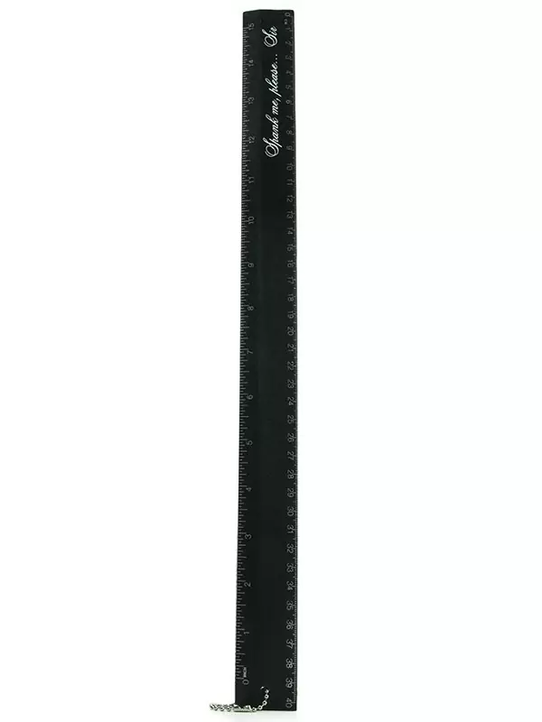 Шлепалка линейка Spank Me Please – черная	