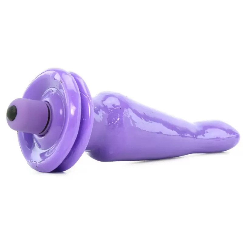 Анальный вибро-плаг Neon Vibrating Butt Plug – фиолетовый