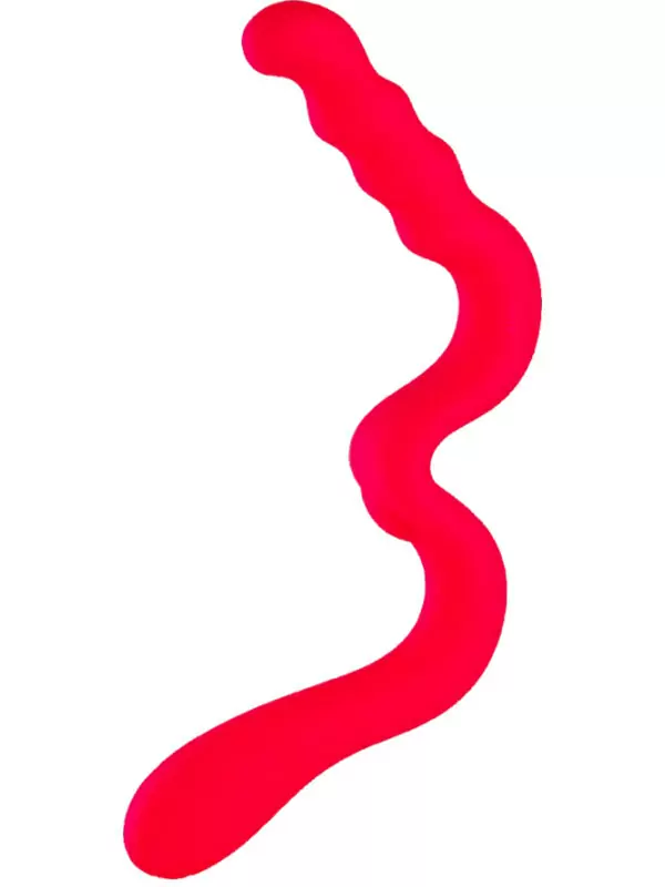 Двойной фаллоимитатор Fun Factory New Wave, гибкий, со стимуляцией клитора, розовый