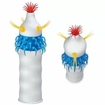 Презерватив Luxe «Злой ковбой» со стимулирующими усиками - 1 шт