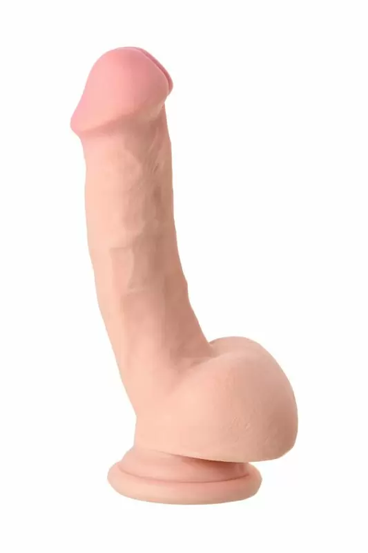 Реалистичный фаллоимитатор TOYFA RealStick Elite на присоске - телесный